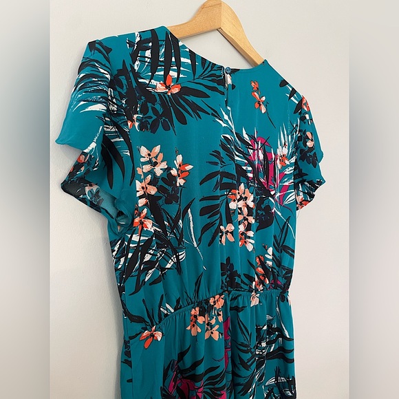 Japna Womans Blue Floral Dress size Large - Picture 5 of 6